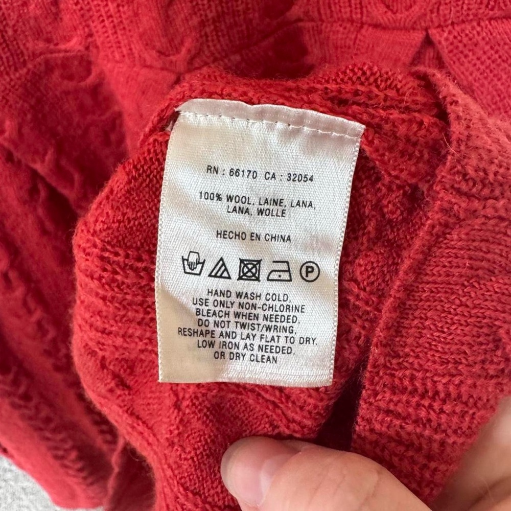 Anthropologie far away from close wool cable knit sweater dress - Picture 6 of 6